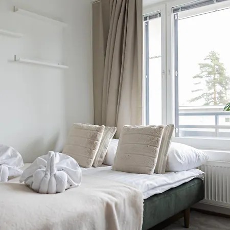 Modern Aurora Apartment With Sauna By Booklapland